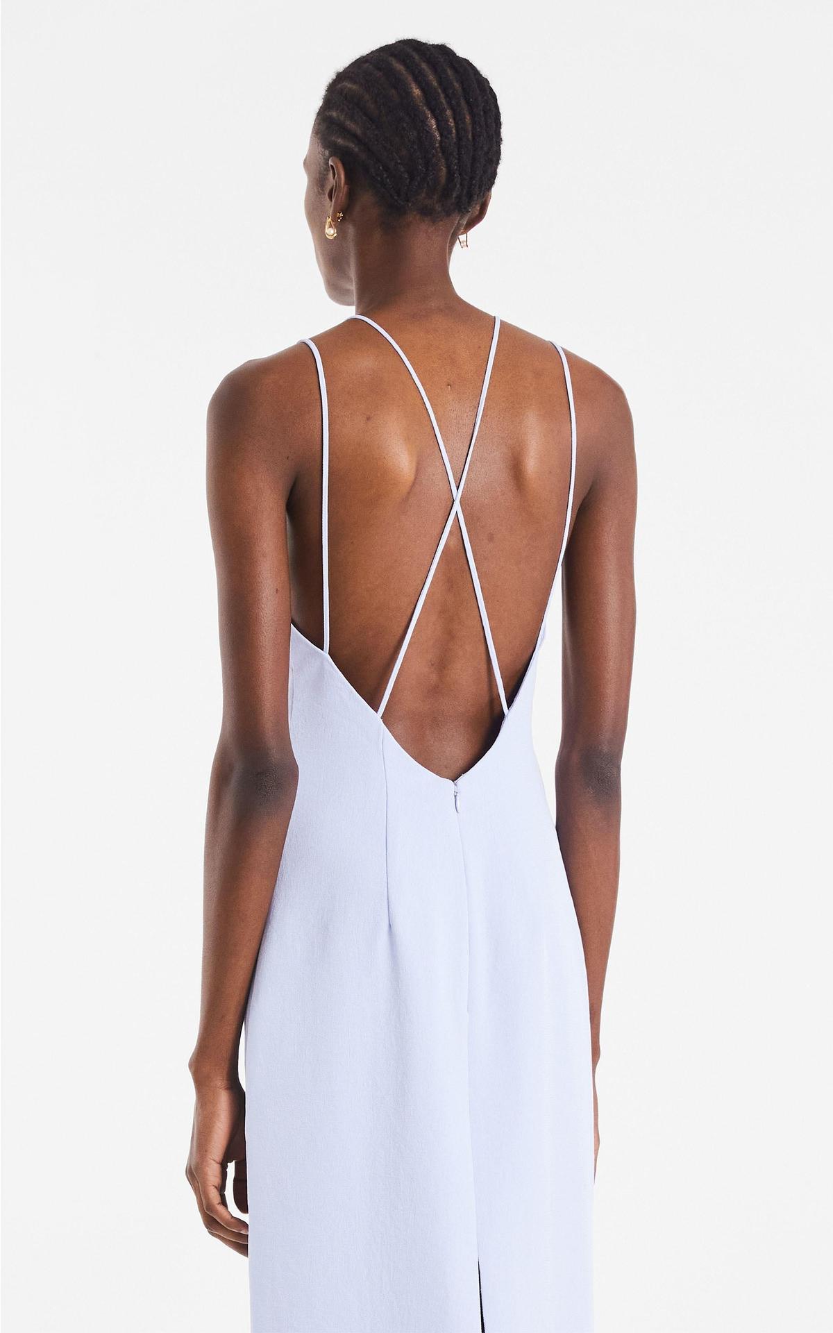 Dion Lee Whitewash Link Slip Dress Blue Size 10 photo 7