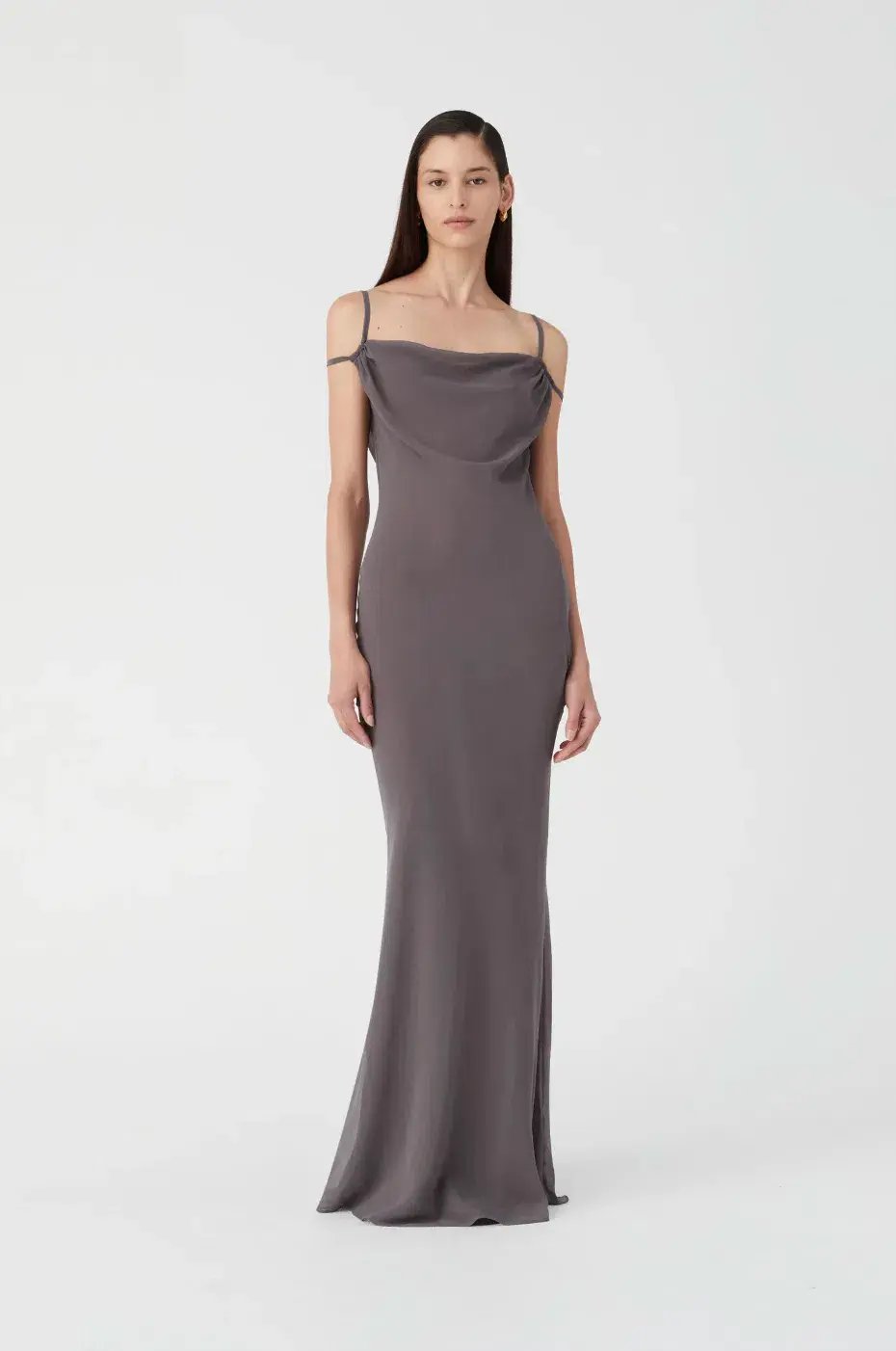 Misha Olivette Maxi Dress Grey photo 2