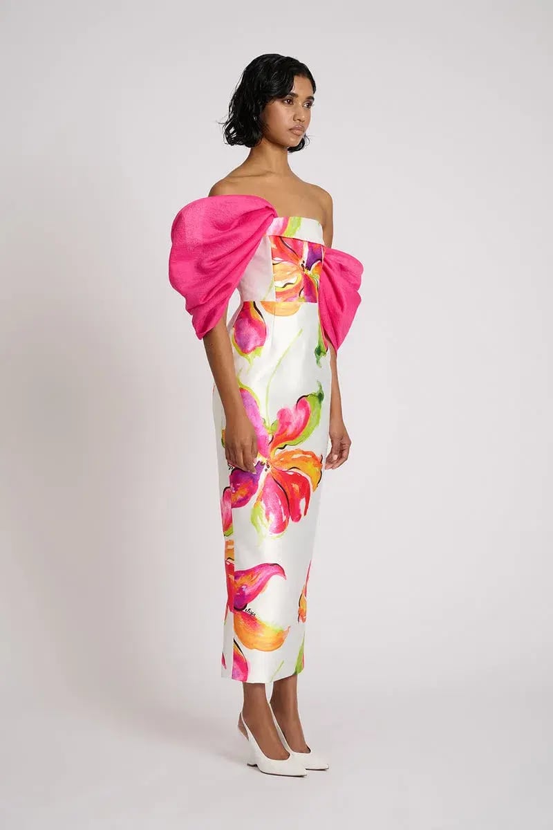 Eliya the Label Joni Midi Dress Floral Size S / AU 8 photo 2
