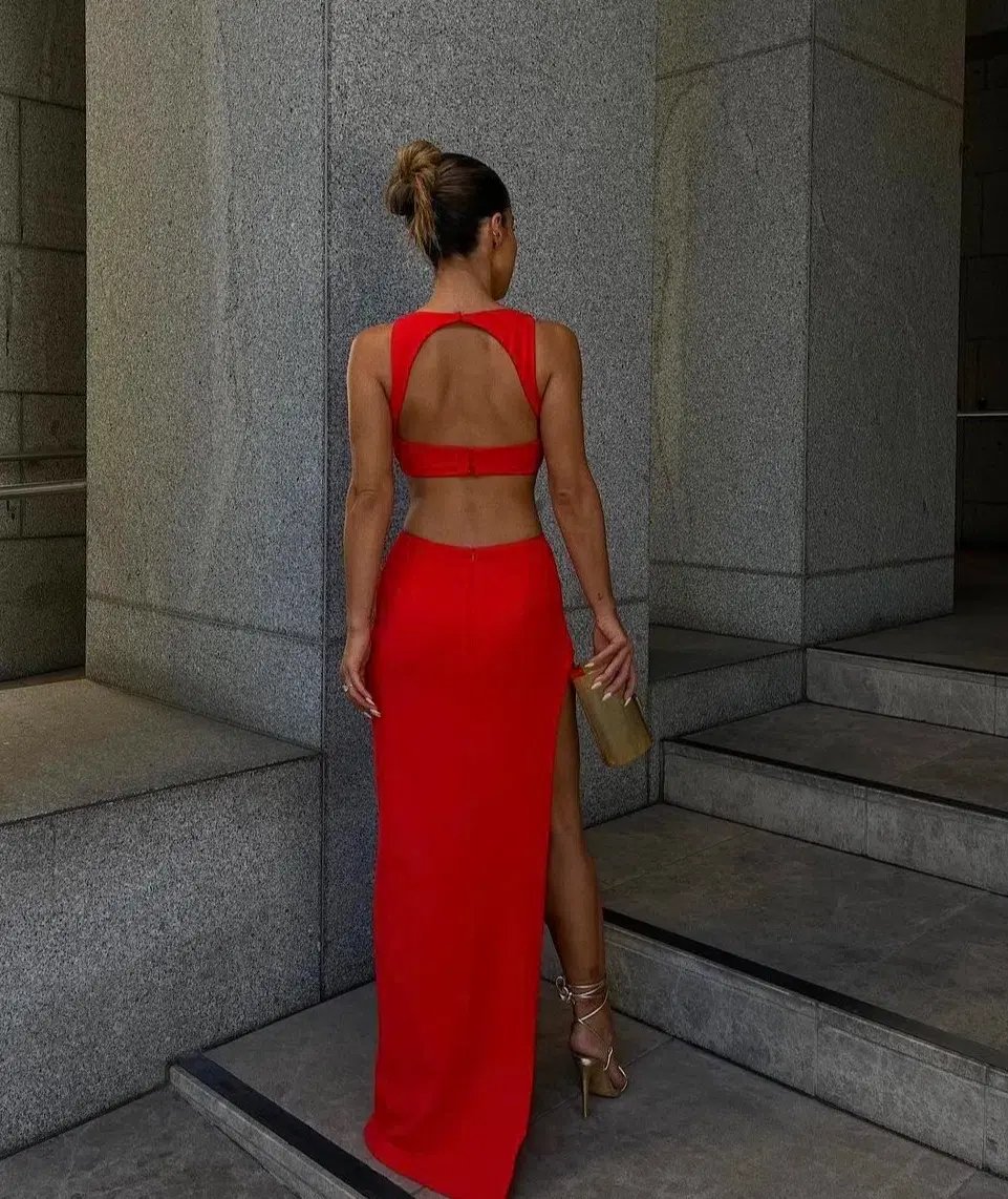 Effie Kats Eniko Gown Red Size M / AU 10 photo 2