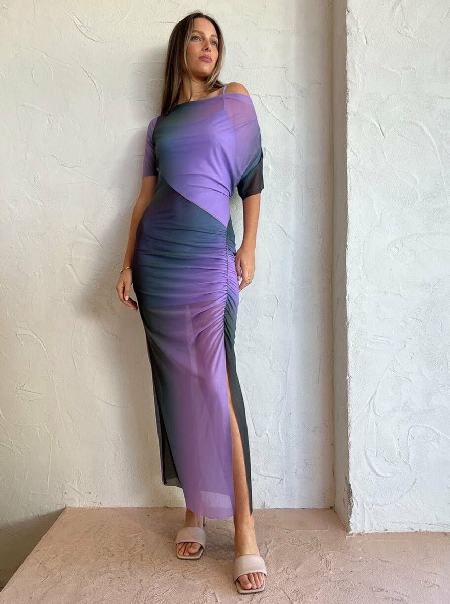 Suboo Olafur Draped Cowl - Neck Longline Dress photo 3