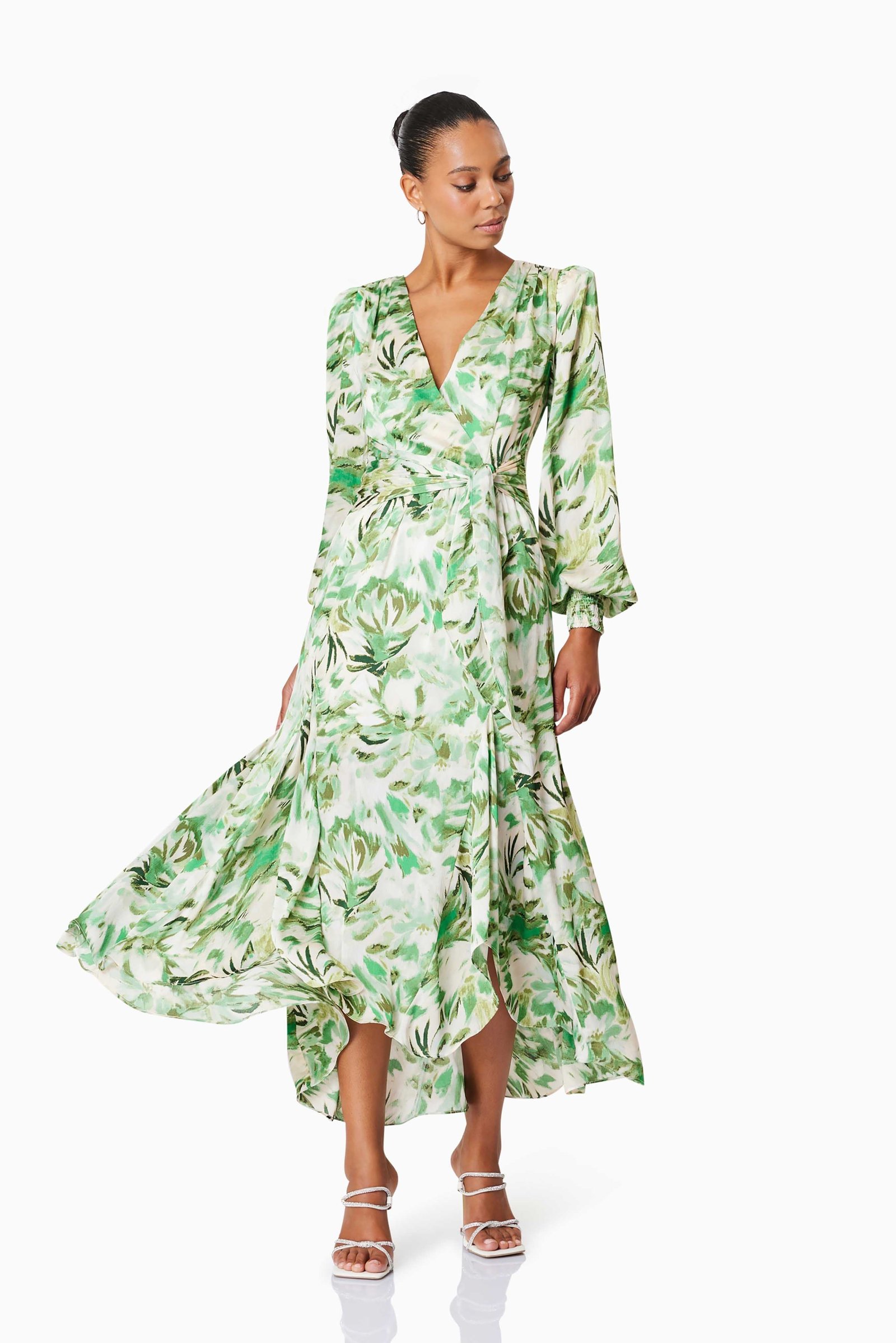 ELLIATT GEORGIA MAXI DRESS - GREEN MULTI photo 2