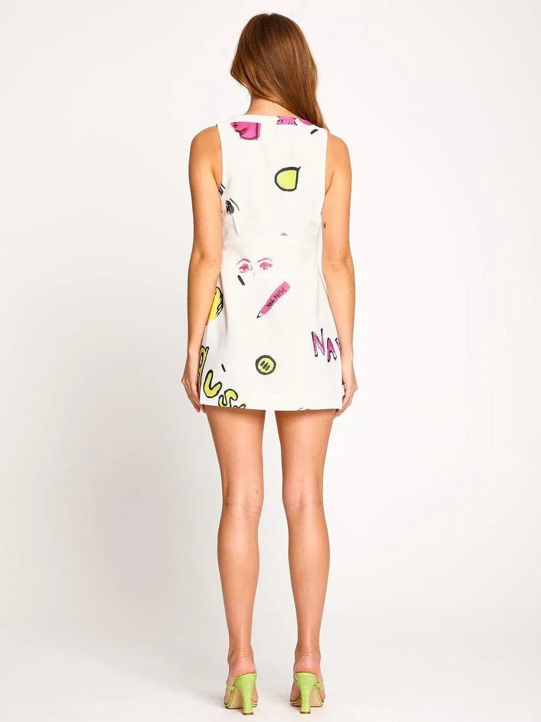 Alice McCall Ze Energy Mini Dress Print Size 10 photo 3