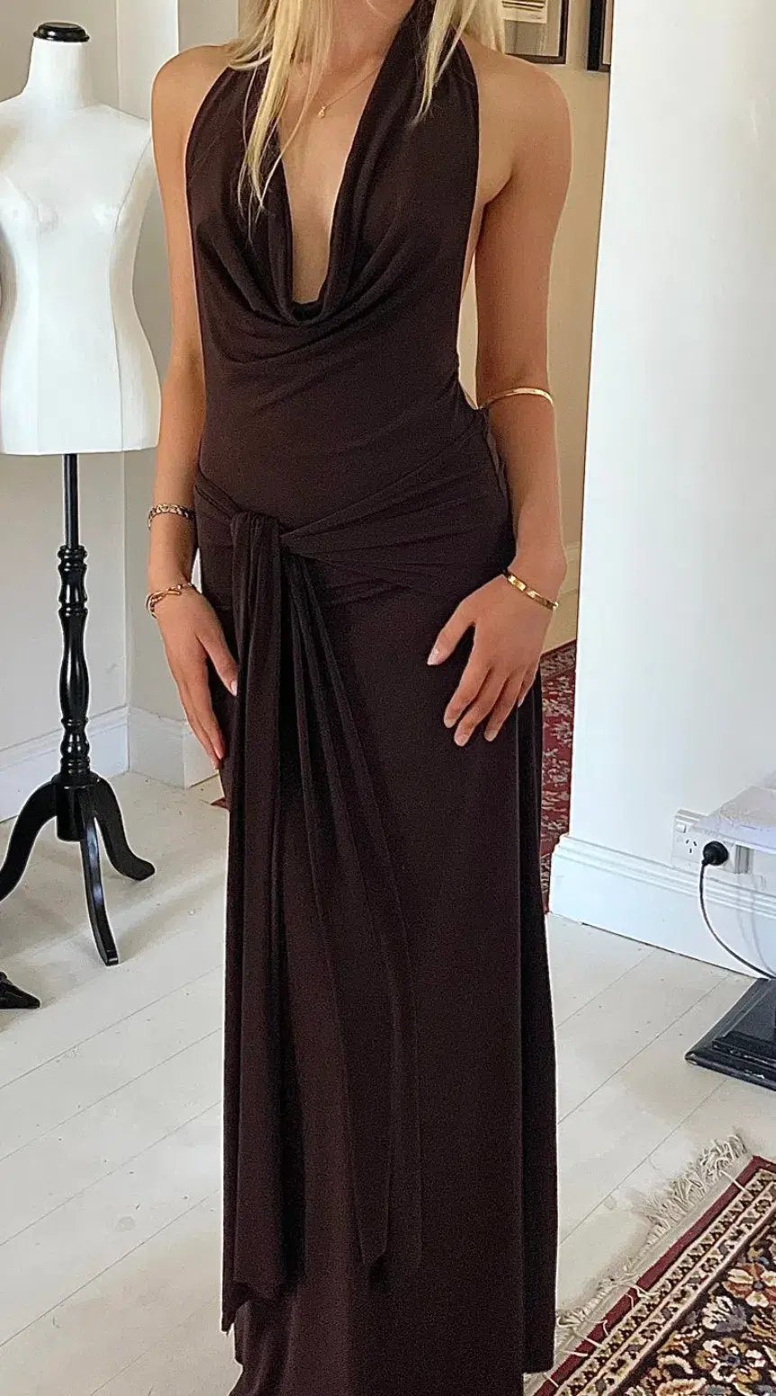 LaMarie Nadia Maxi Dress Brown Size S / AU 8 photo 2
