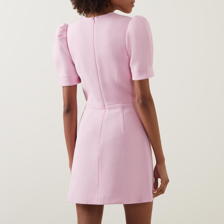 Rebecca Vallance Jenna Short Sleeve Mini Dress Pink photo 3