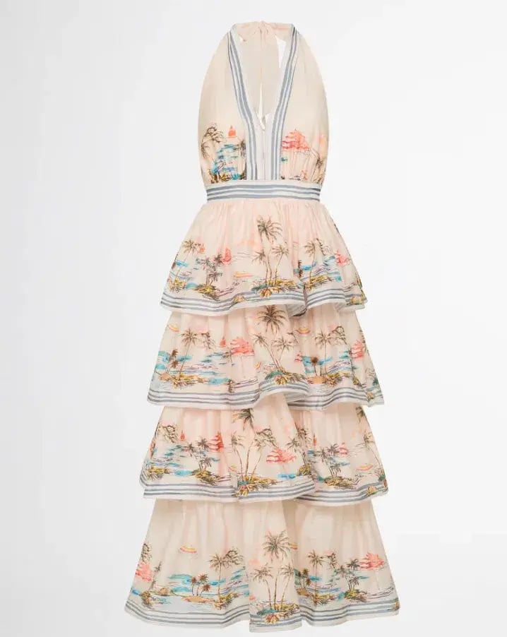 Sheike Riviera Max Dress Blush Pink Size 10 photo 5