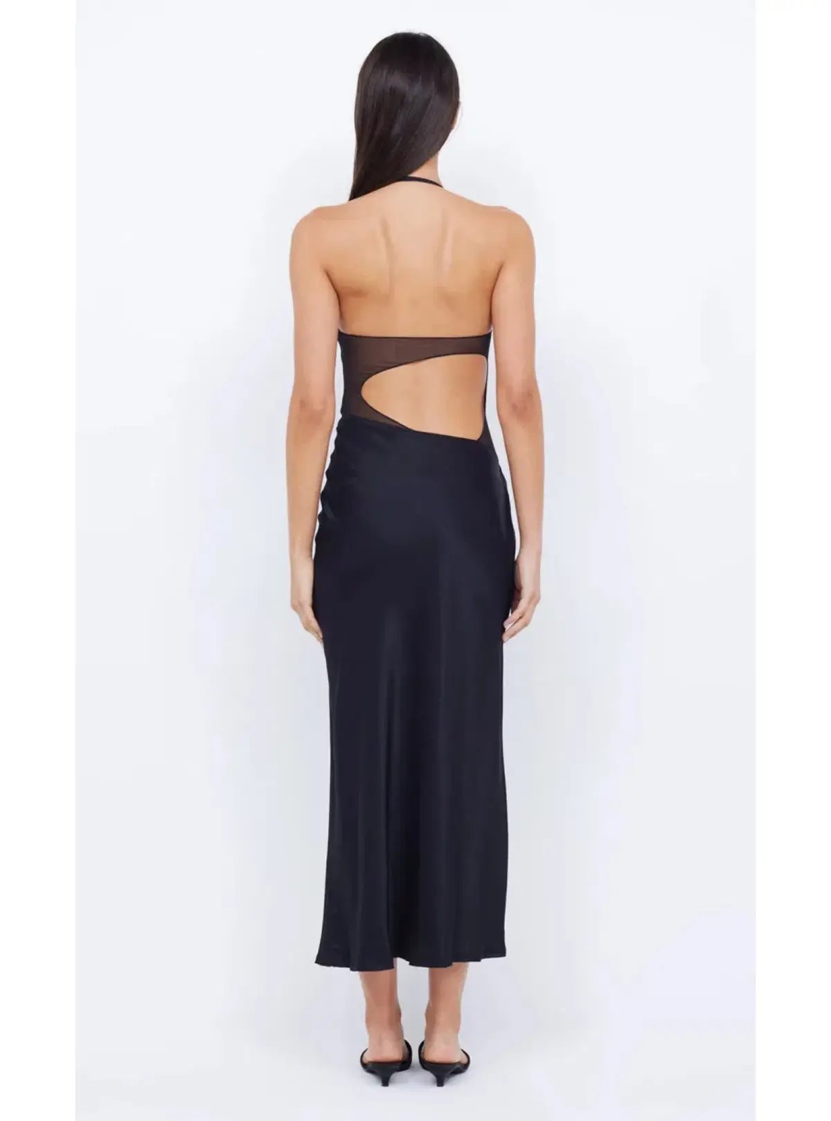 Bec & Bridge Marina Asym Maxi Dress Black Size AU 8 photo 2