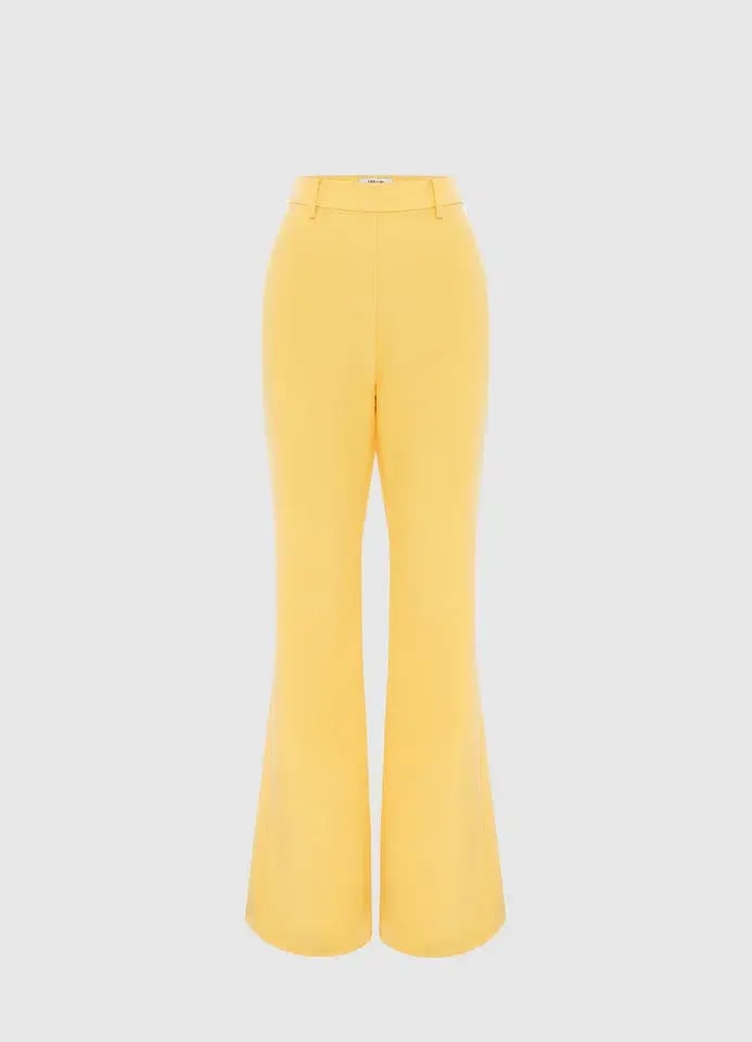 Leo Lin Two-Piece Suit Canary Size 12 photo 3