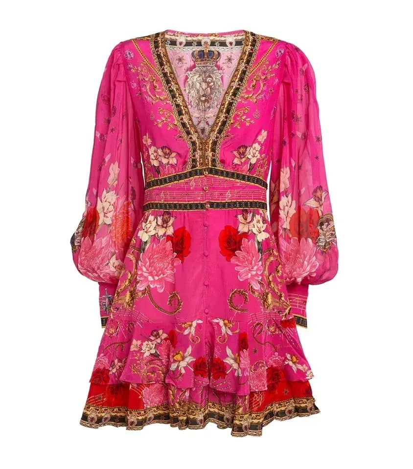 Camilla x Robbie Williams Button Front Frill Dress pink XXS What Happens on TOUR photo 15
