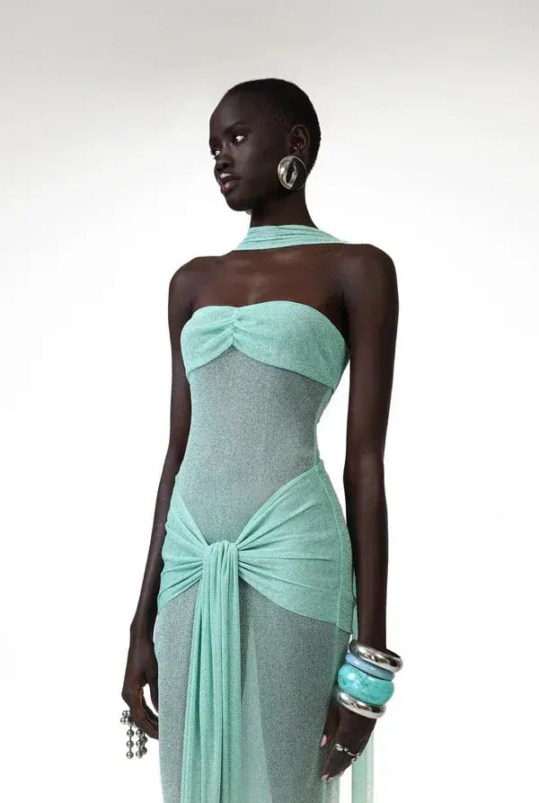 Khanums Kesca Dress in Mint Size S / AU 8 photo 3