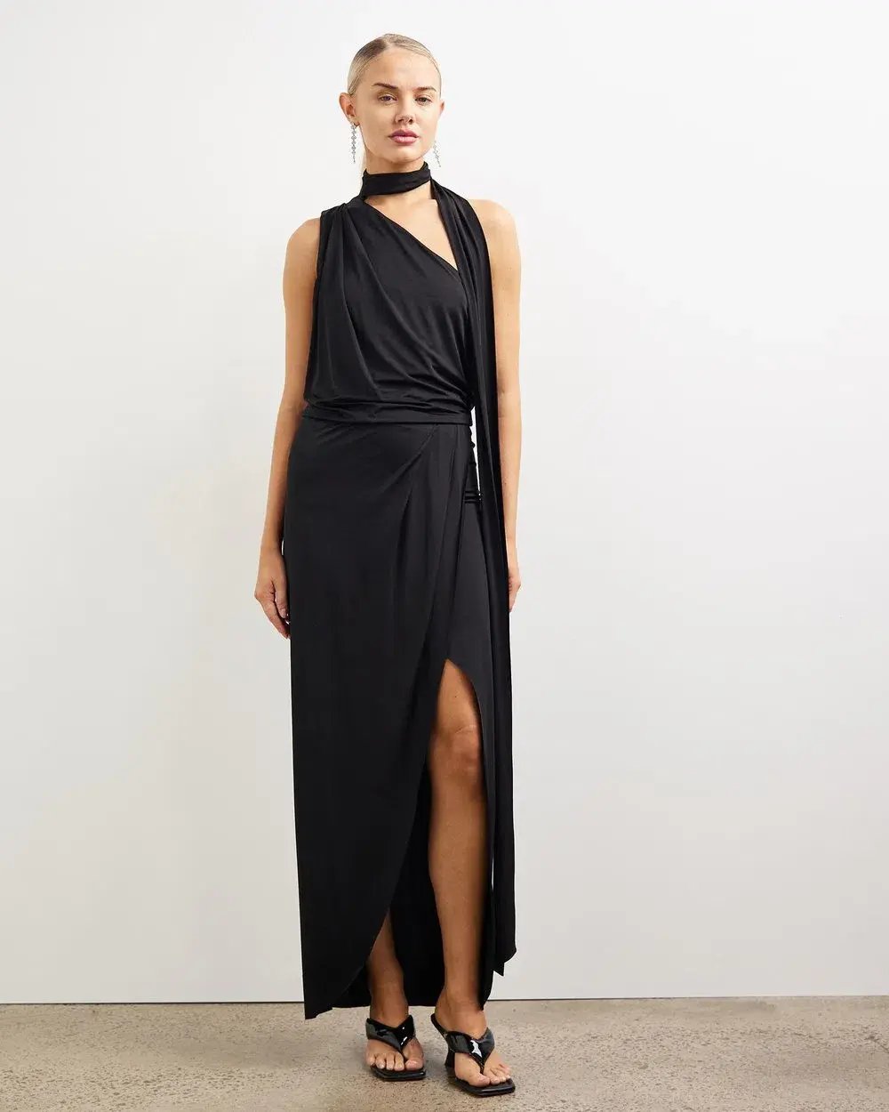 CAMILLA AND MARC Marino Dress Black Size AU 6 photo 6
