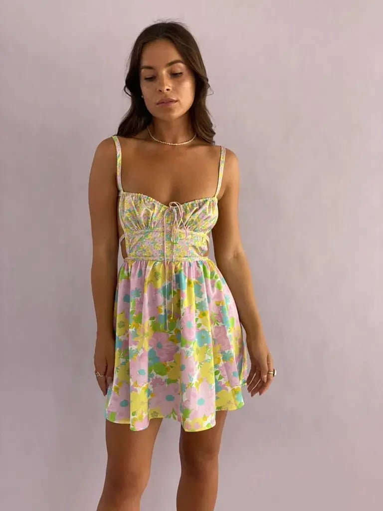 For Love & Lemons Emily Backless Dress Size XS/Au 6 photo 5