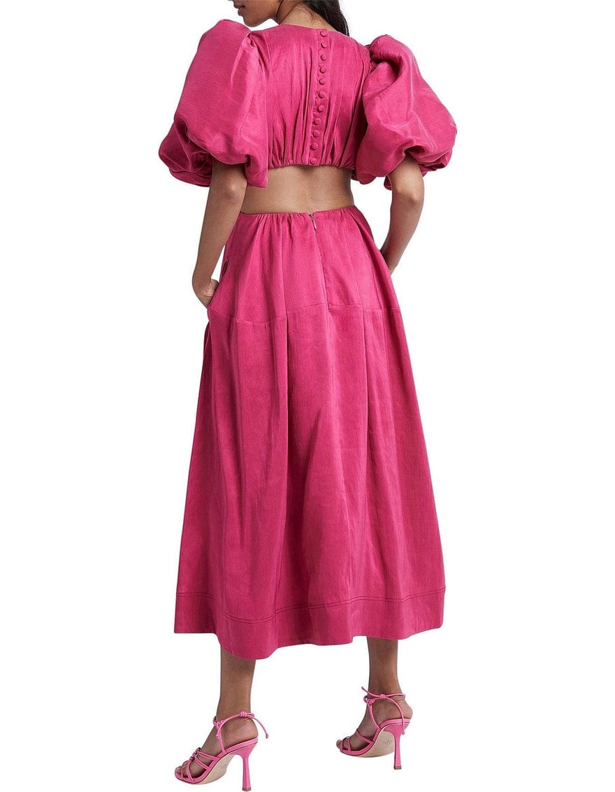 Aje Vanades Ring Cut Out Midi Dress photo 2