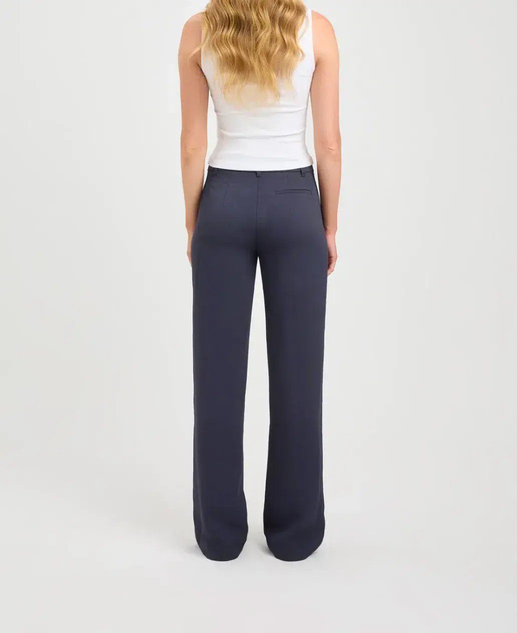 Kookai Oyster Suit Pant Navy Size 8 photo 3