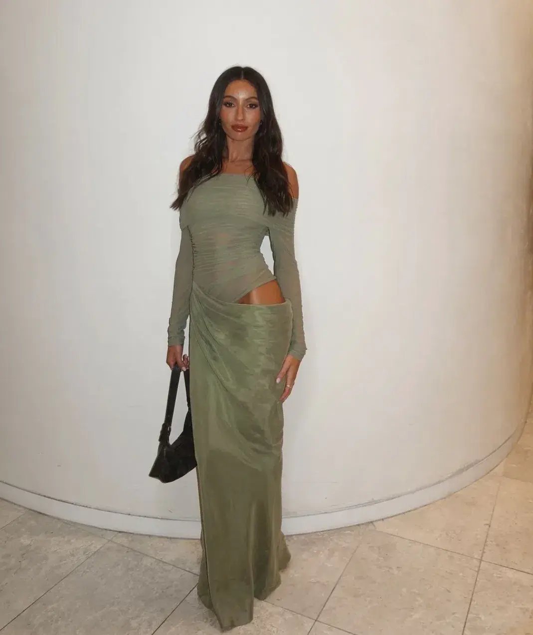 Benni Yasmin Maxi Dress Pistachio Size AU 6 photo 4