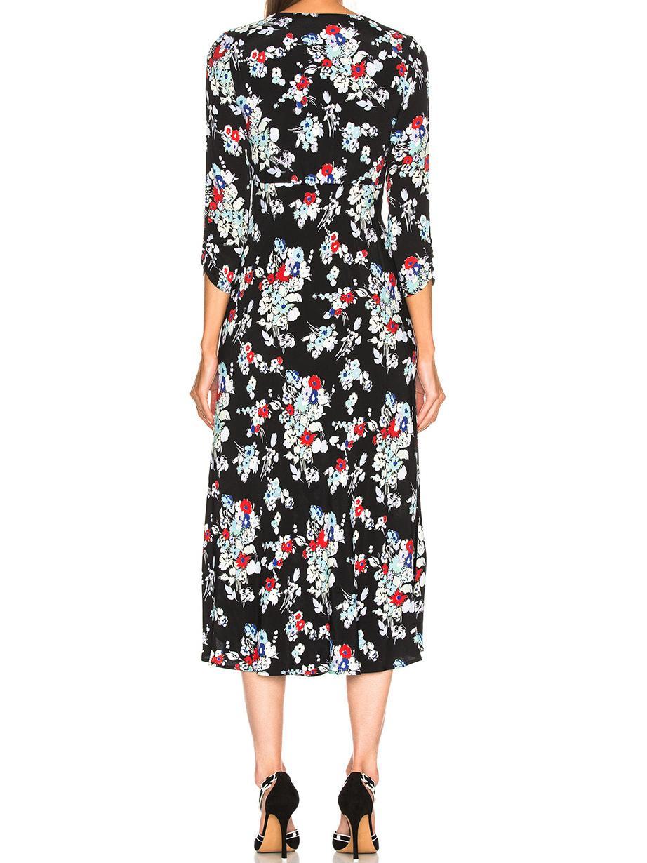 Rixo London Katie Dress Floral Bunch Size 12 photo 2