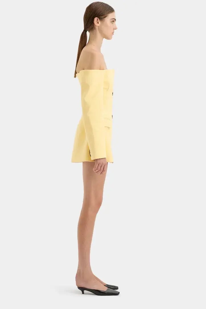 Sir the Label Sandrine Tailored Mini in Limone Size 8 photo 3