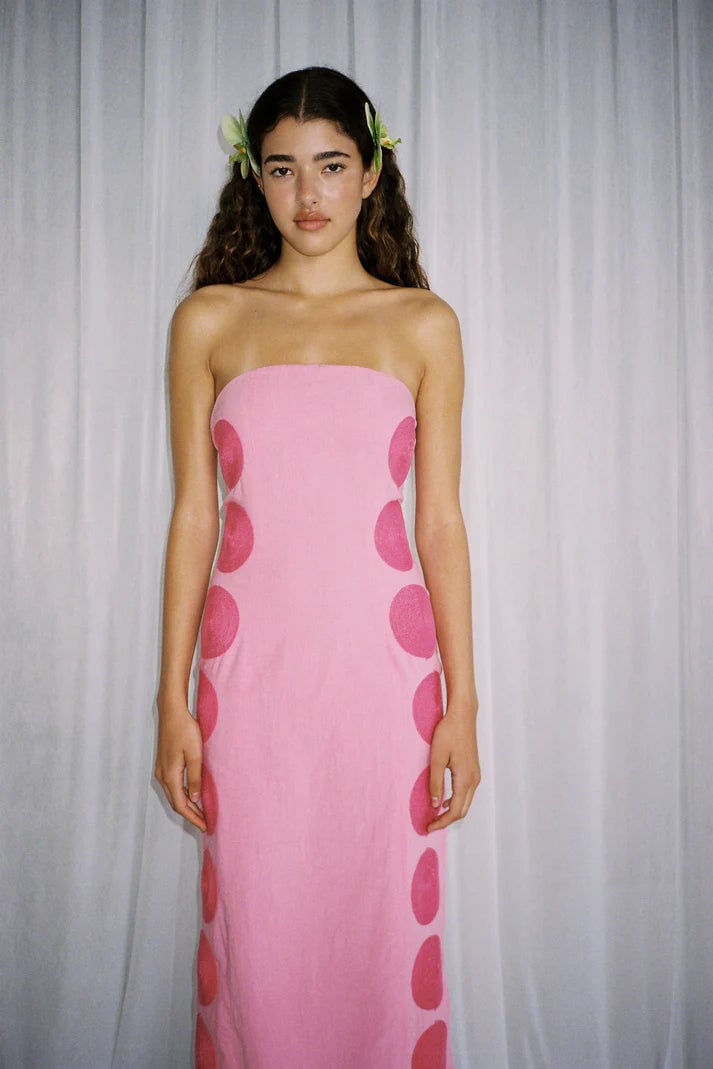 The Wolf Gang Filipa Embroidered Maxi Dress - Floss photo 2
