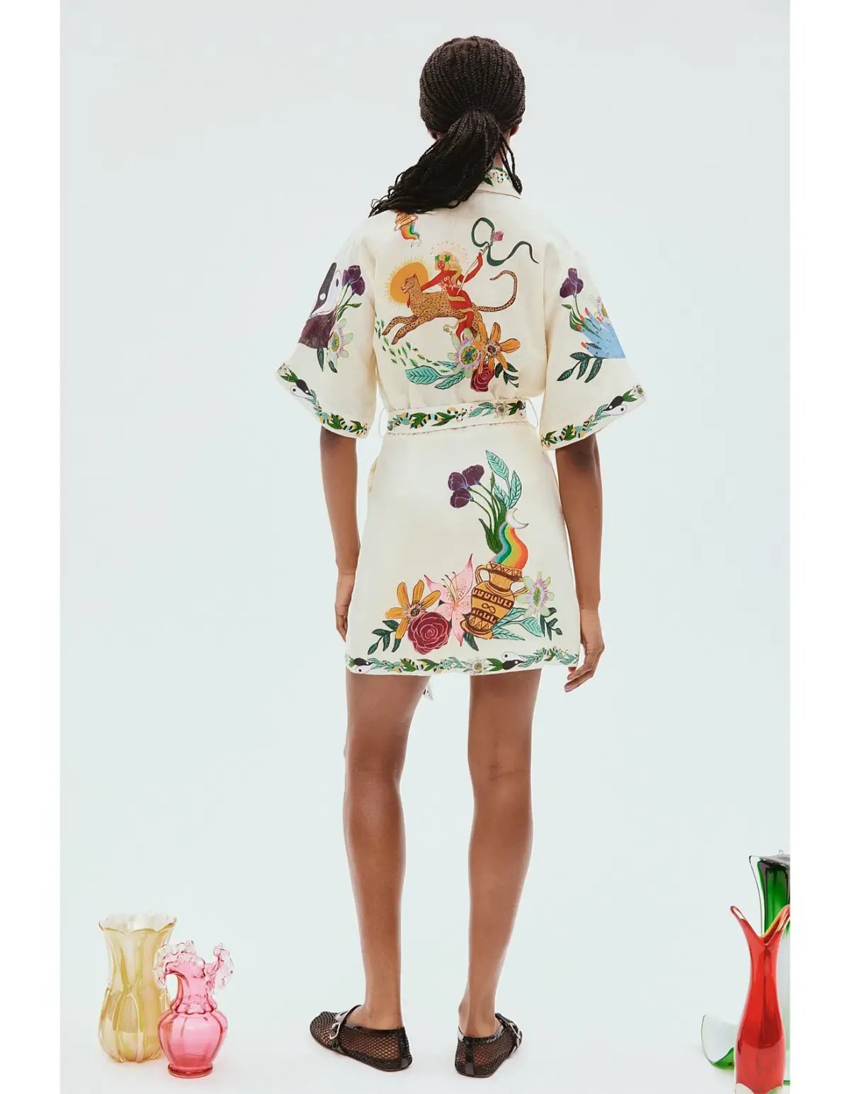 Alemais Meagan Mini Dress Print Size 10 photo 3