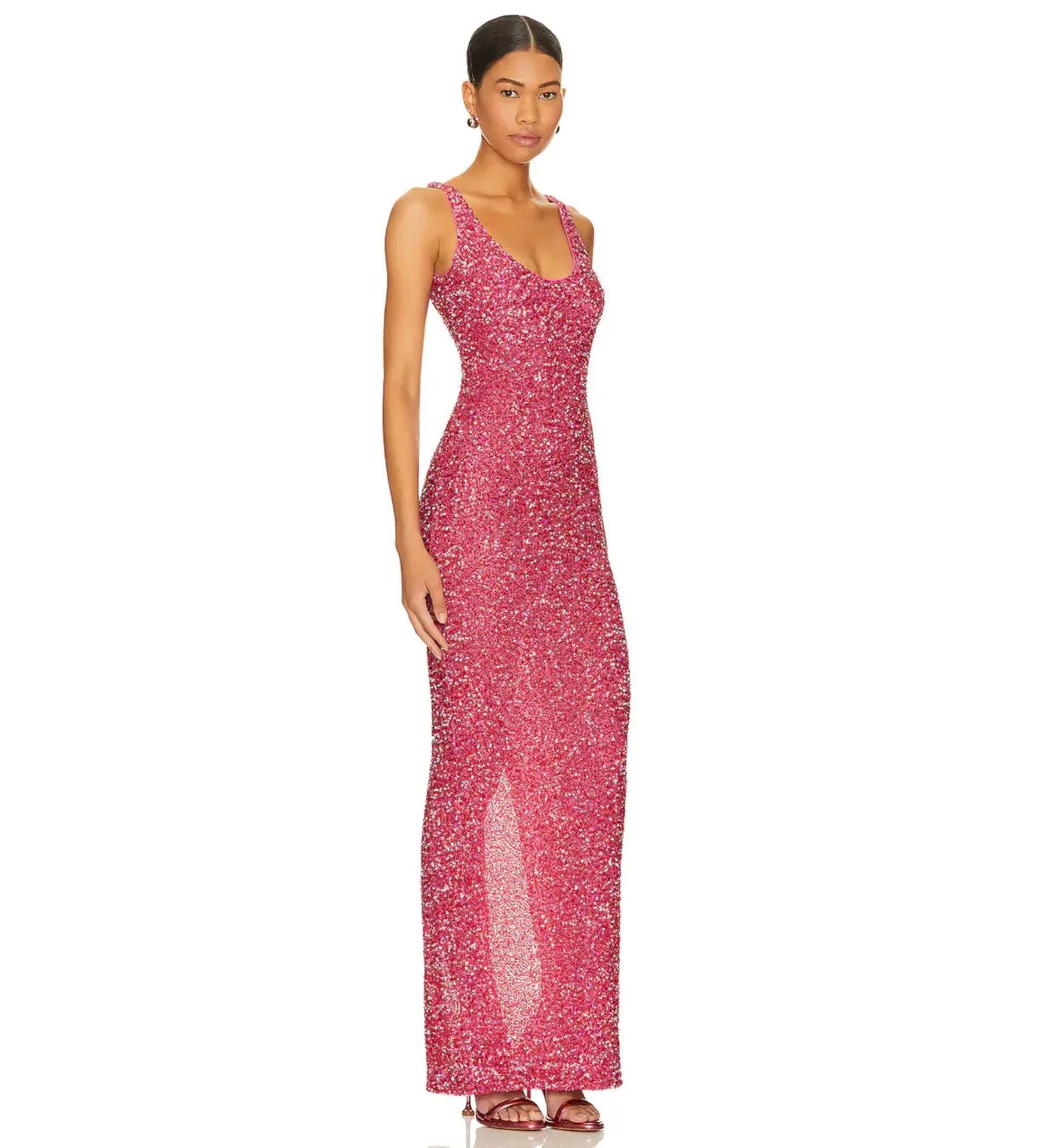 NBD Janhvi Maxi Dress Hot Pink Size XXS/AU 4 photo 2