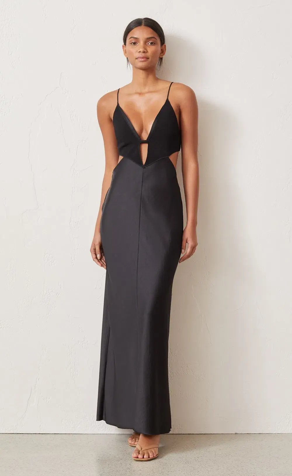 Bec & Bridge Seraphine Plunge Dress Black Size 6 photo 6