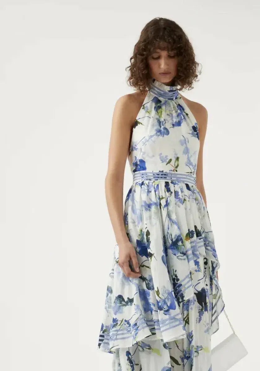 Aje Sienna Maxi Dress in Lavenders Of Provence Size 4 photo 2
