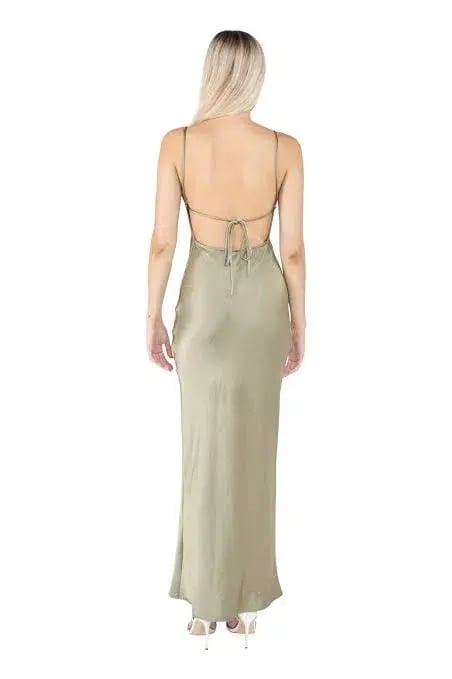 Bec & Bridge The Dreamer Tie Maxi Dress Green Size 6 photo 5