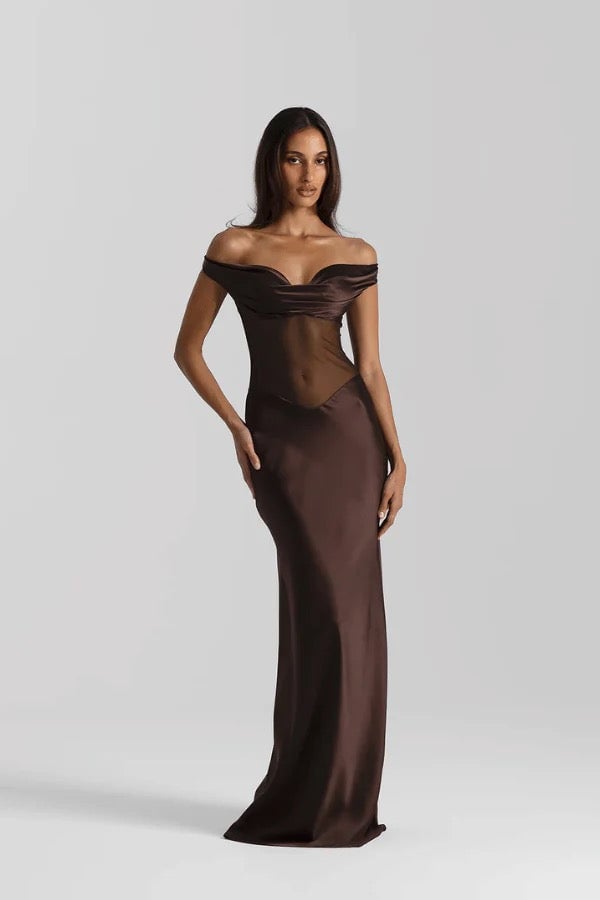 Natalie Rolt Gwyneth Gown - Espresso photo 2