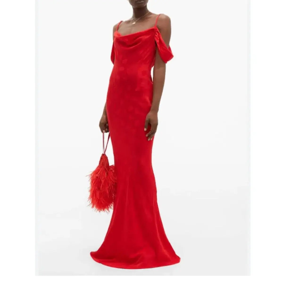 Rat & Boa Florentina Maxi Dress Red  Size M/Au 10 photo 2