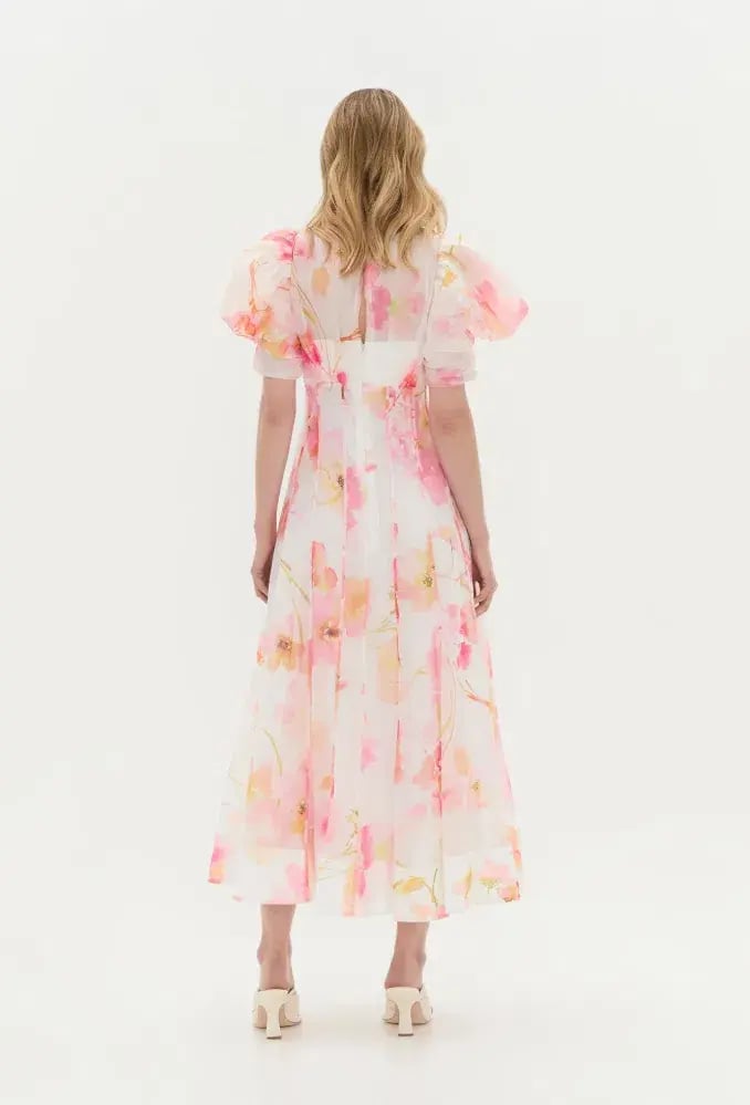 AJE Clementine Midi Dress Size 10 photo 5