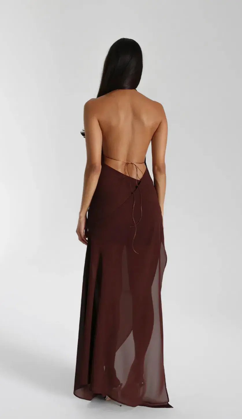 Natalie Rolt Anastasia Dress Espresso Size 1 / AU 8 photo 6