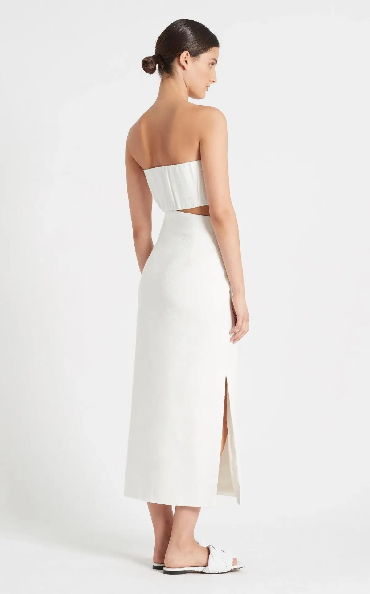 Sir The Label Yves Strapless Dress White Size 1 / AU 8 photo 4