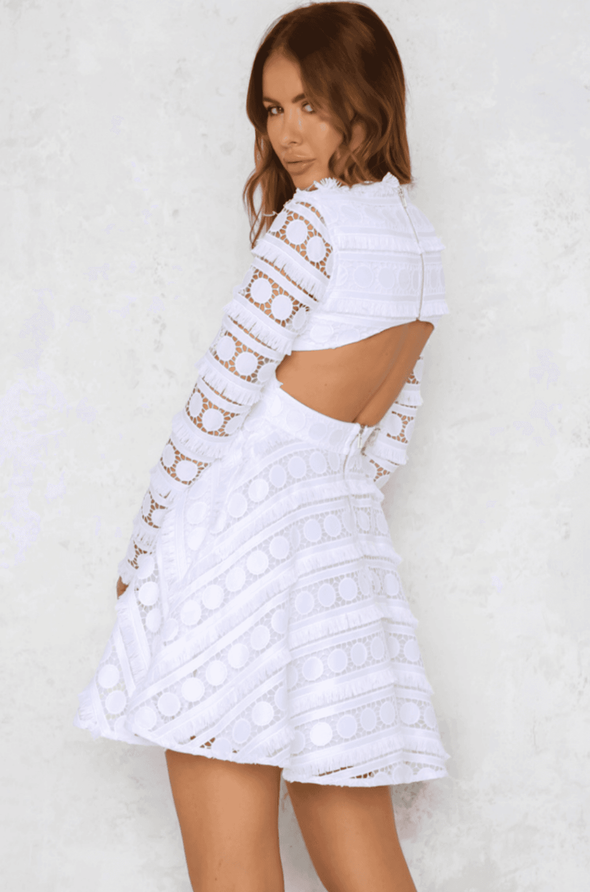 Mossman Moonlight White Dress Size 10 photo 2