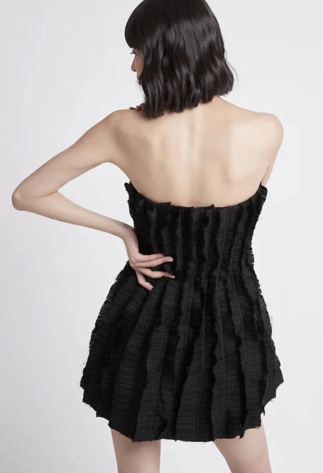 Aje Hybrid Sleeveless Mini Dress Black Size 12 photo 4