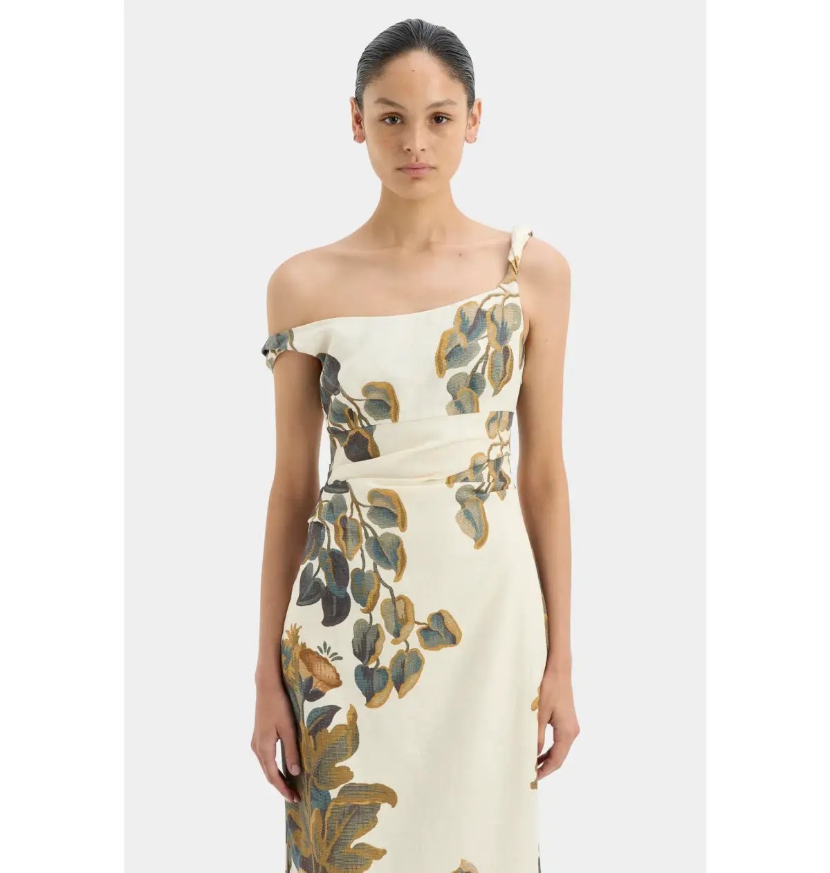 Sir The Label Evalita Twist Midi Dress Pine Valley Size AU 10 photo 2