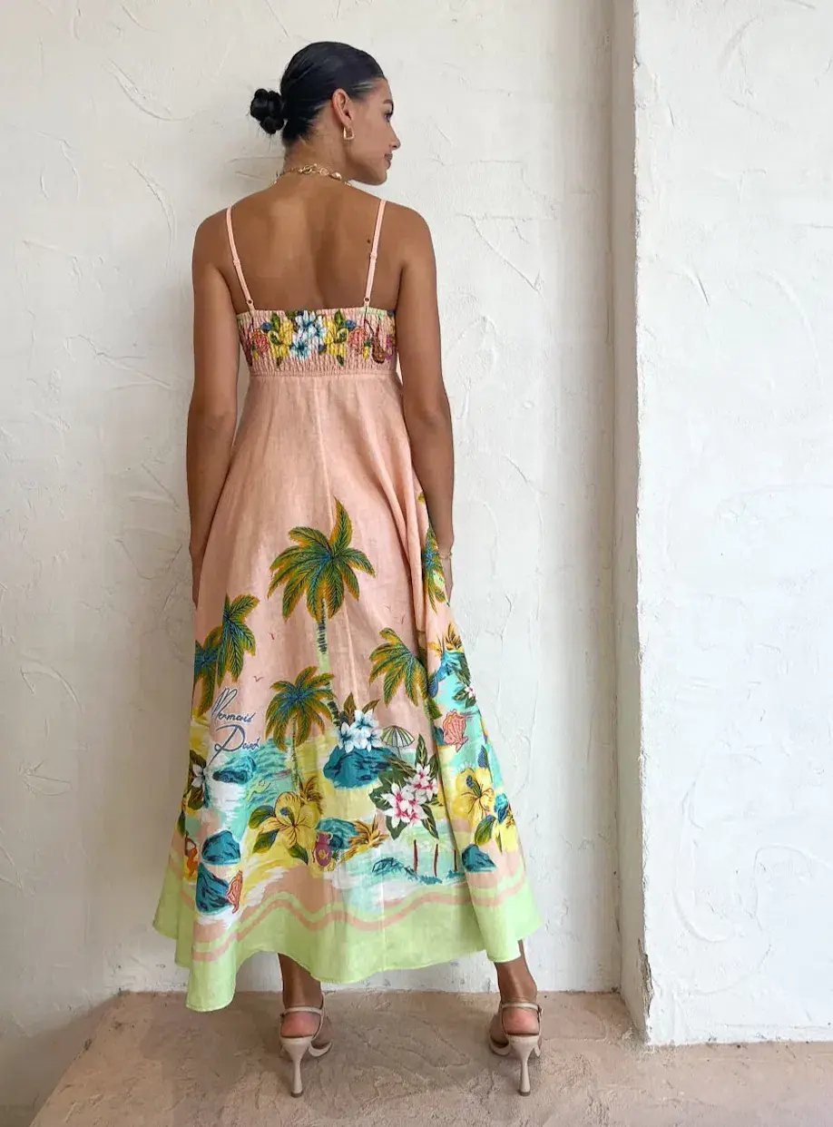 Alemais Mermaid Point Sundress Print Size 8 photo 3