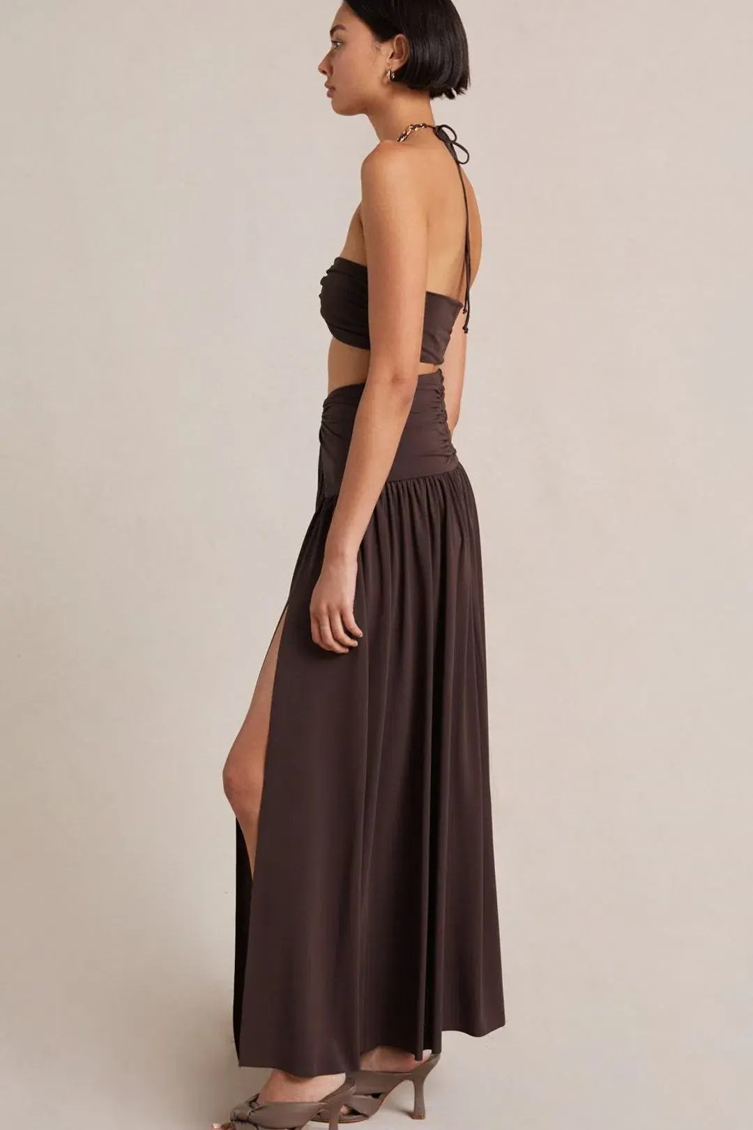 Bec & Bridge Joelene Top and Skirt Set Cognac Size 8 photo 2