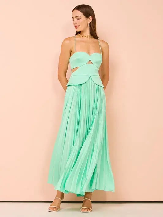 Acler Atholton Midi Dress Arctic Mint Size 10 photo 2