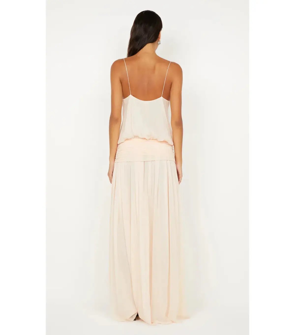 Bec & Bridge Camille Blouson Maxi Dress Peach Size 12 photo 5