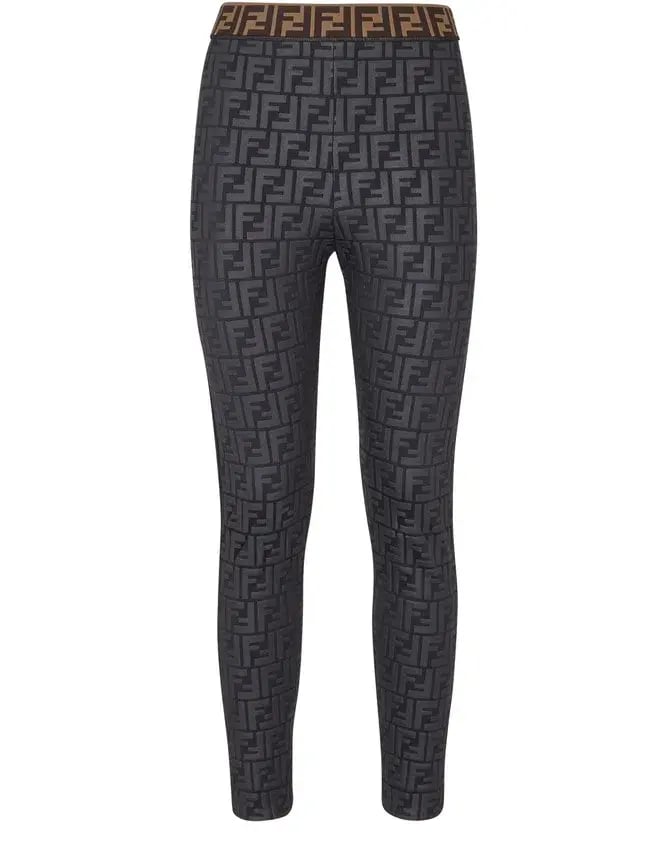 Fendi Monogram Leggings FF Print Size AU 8 photo 2