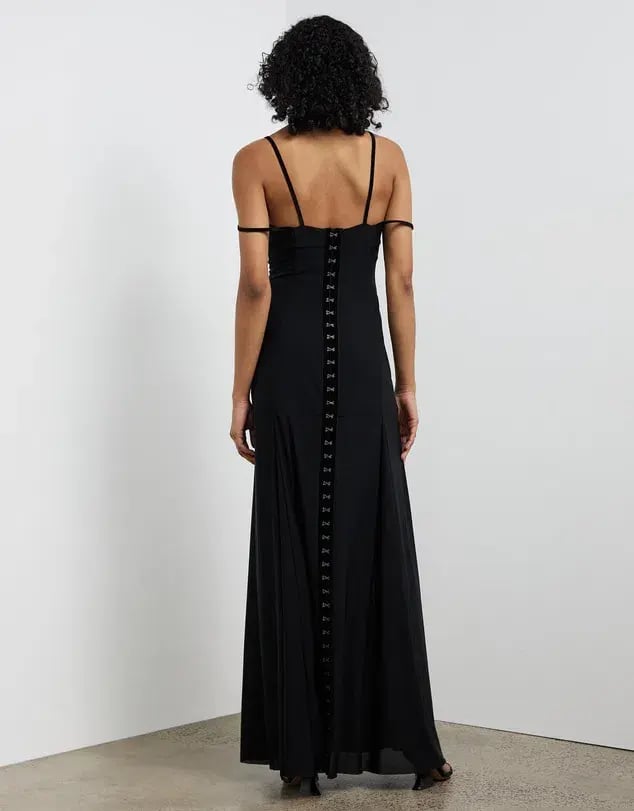 Camilla and Marc Leander Maxi Dress in Black Size 10 photo 3
