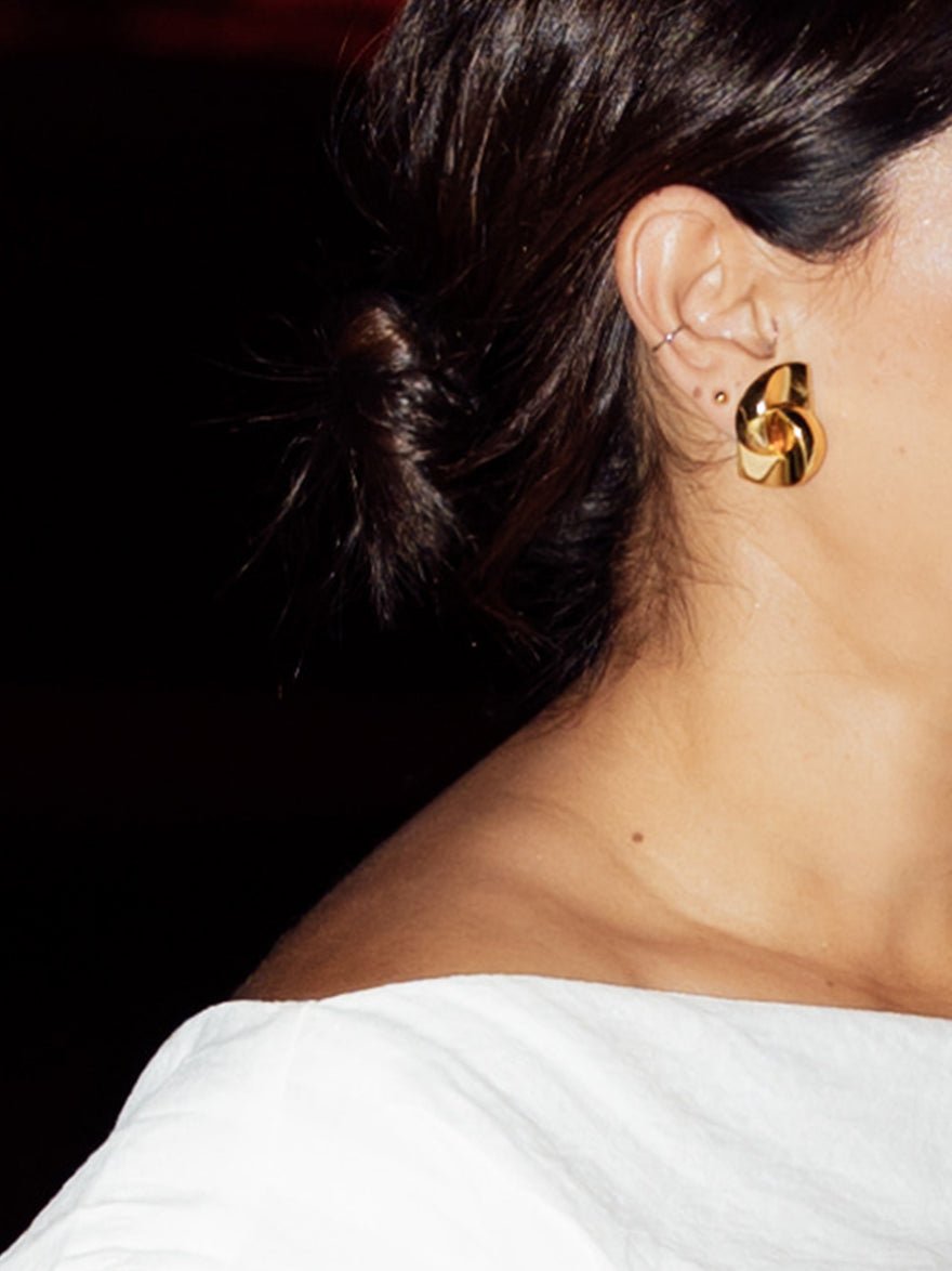 Dior Vintage Gold CD Earrings photo 3