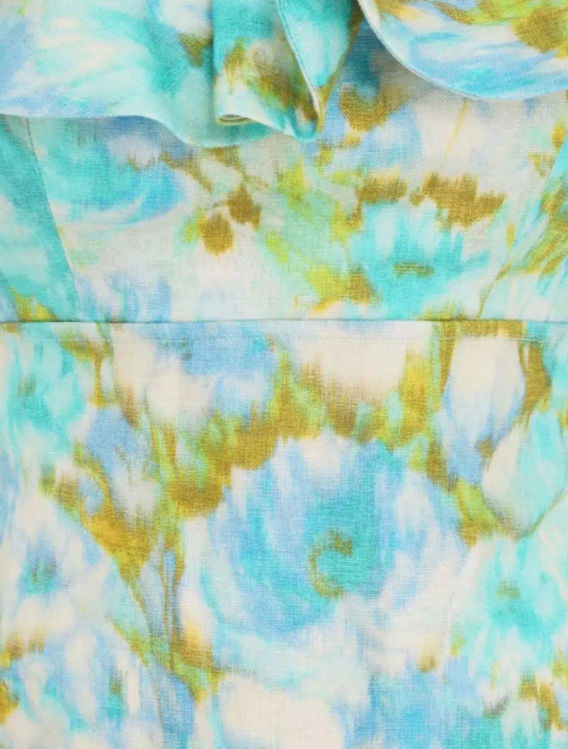 Zimmermann High Tide Frilled Midi Dress Floral Size 0 / Au 8 photo 5