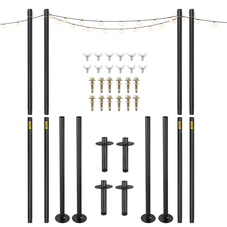 HIRE 20-70m festoon lights + poles photo 6