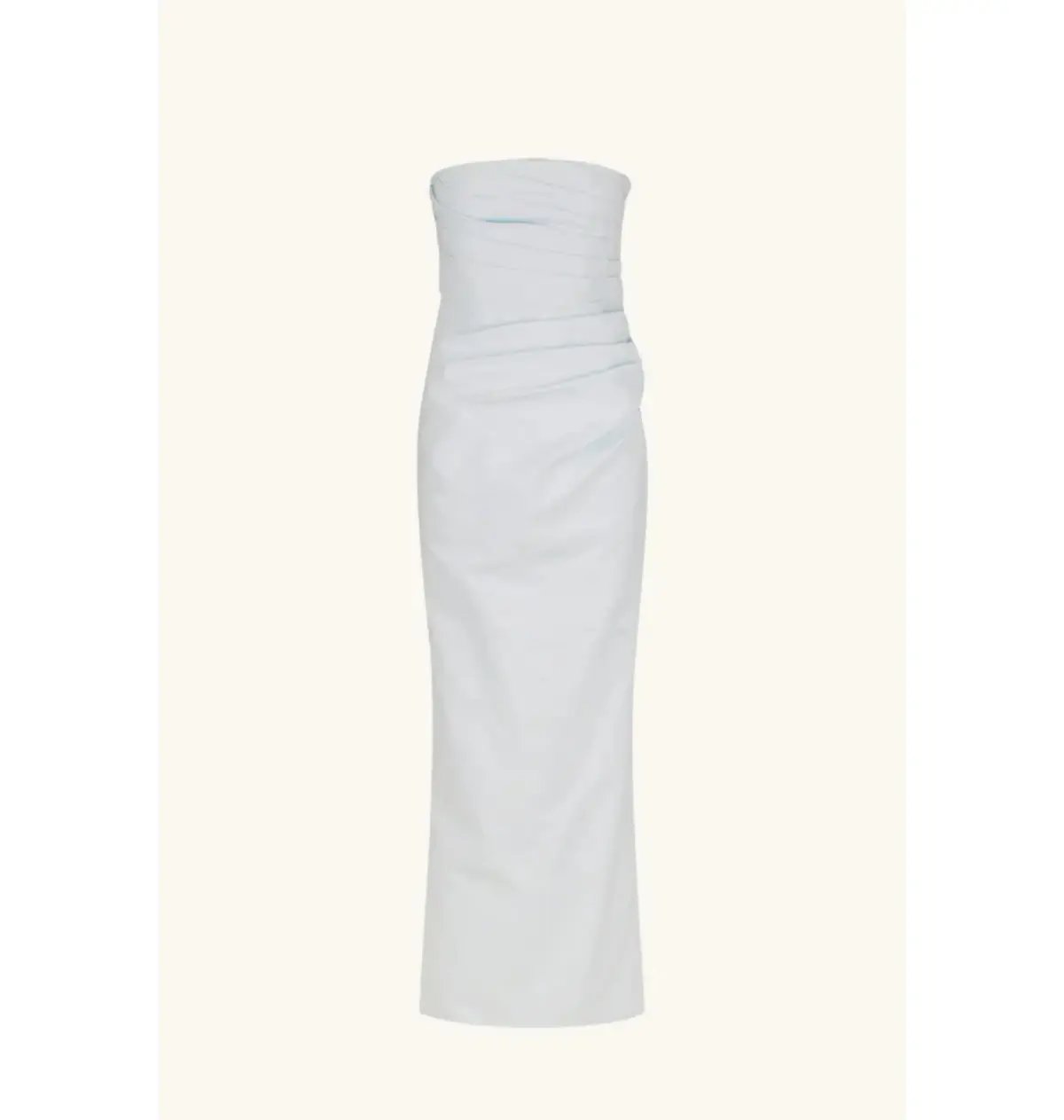 Shona Joy Lani Strapless Draped Maxi Dress Sky Size AU 12 photo 5