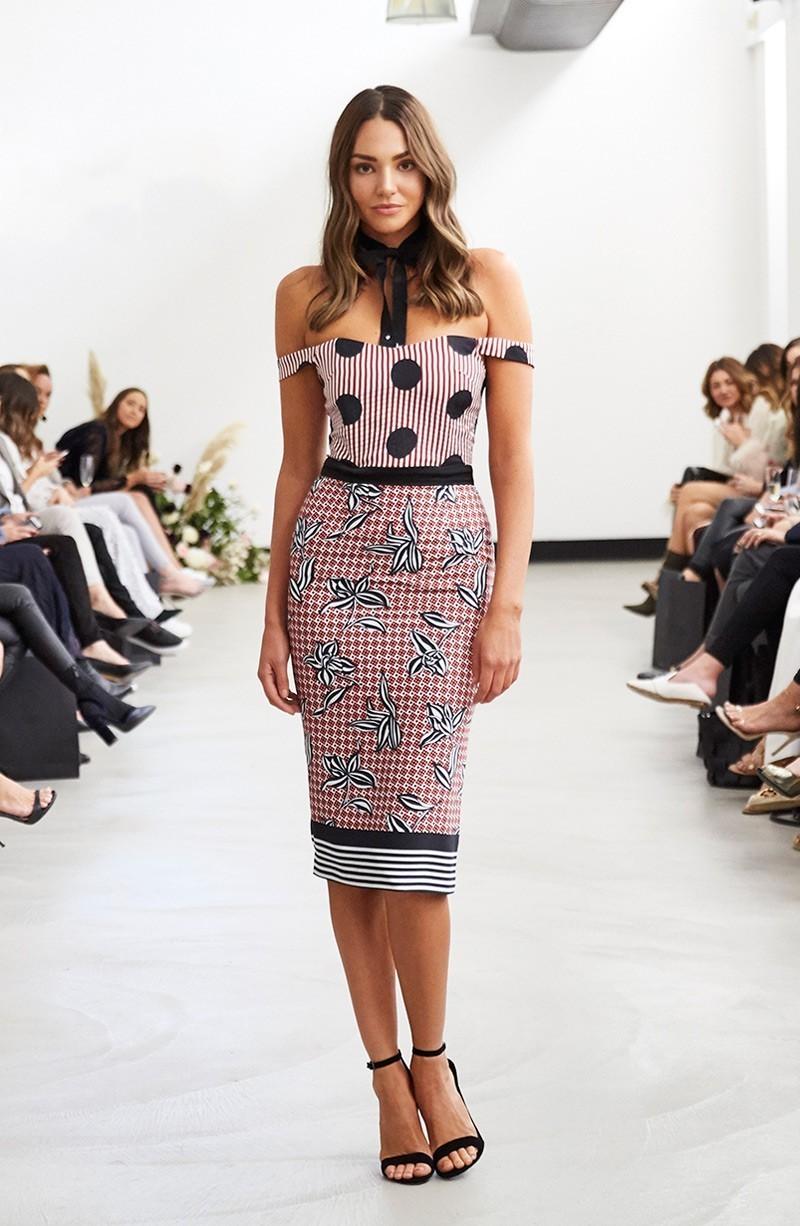 ASILIO Royally Matched Dress Size 6 As Seen on Elyse Knowles photo 5
