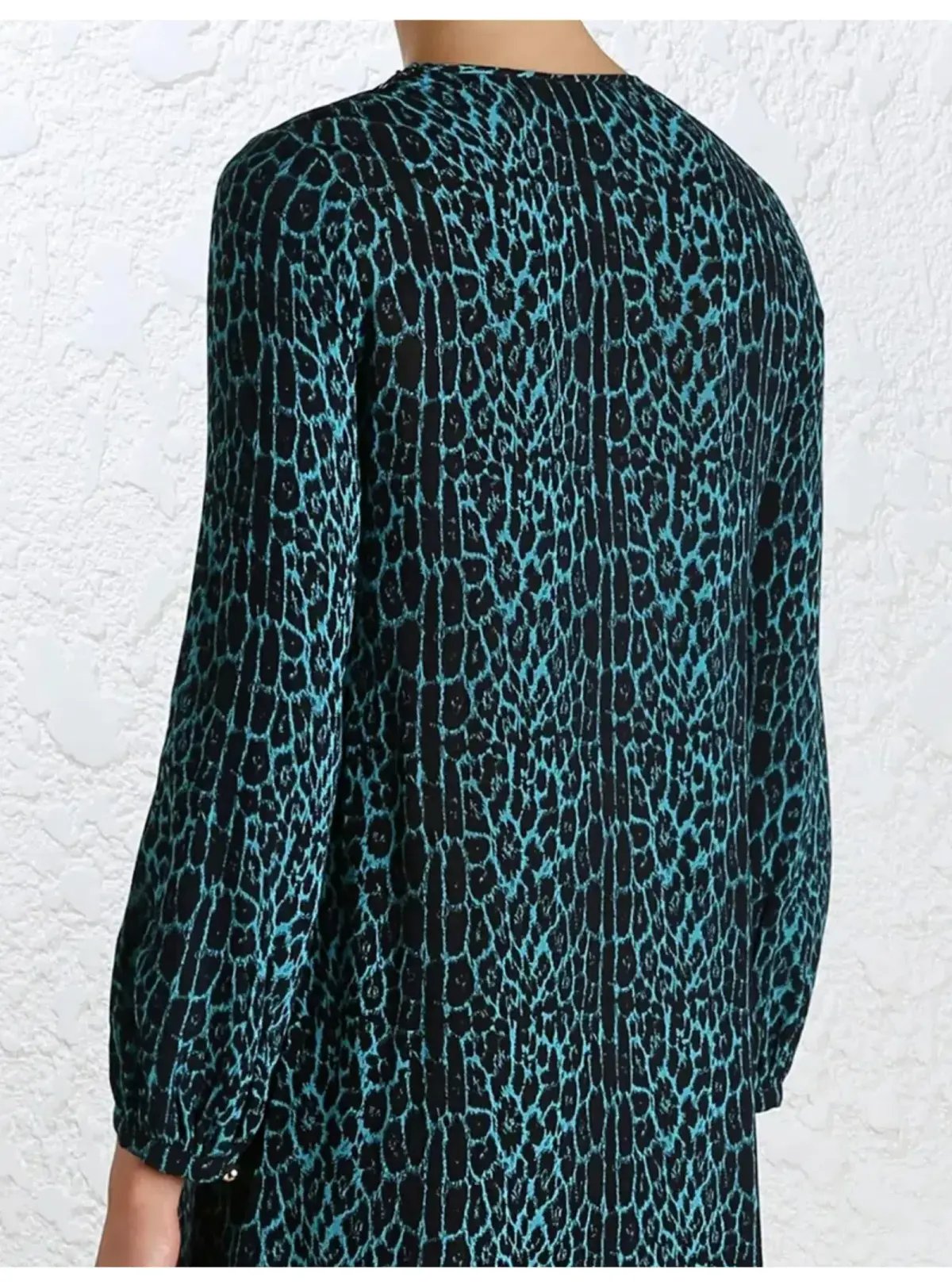 Zimmermann Esplanade Teardrop Shift Dress in Leopard Print Size 1 / AU 10 photo 5