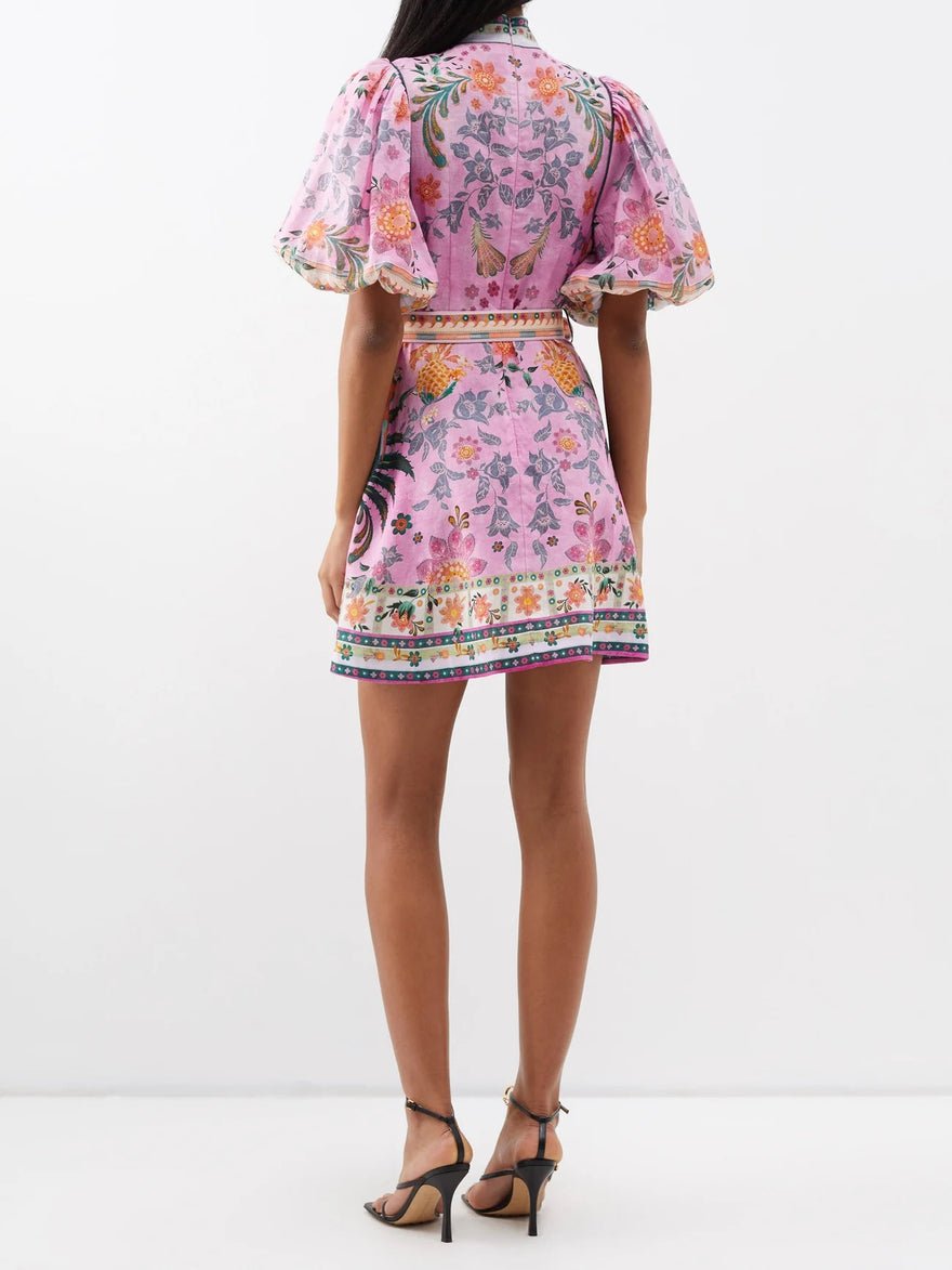 Zimmermann Ginger Buttoned Mini Dress photo 4