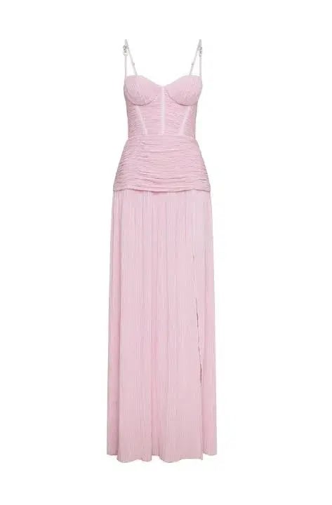 Manning Cartell Double Time Pleat Dress in Hydrangea Size 6 photo 4
