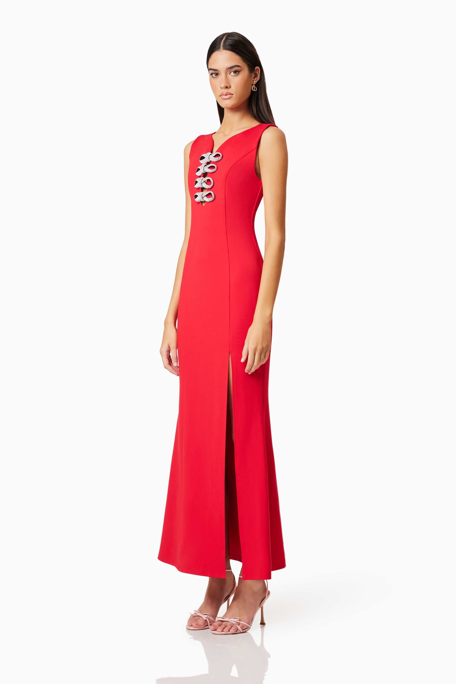 ELLIATT CHERIE MAXI DRESS - RED photo 4